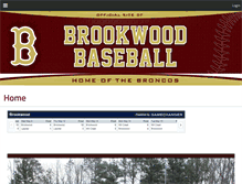 Tablet Screenshot of broncobaseball.org